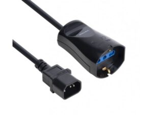 Cavo adatt di alim IEC14 Maschio a presa Bipasso Schuko